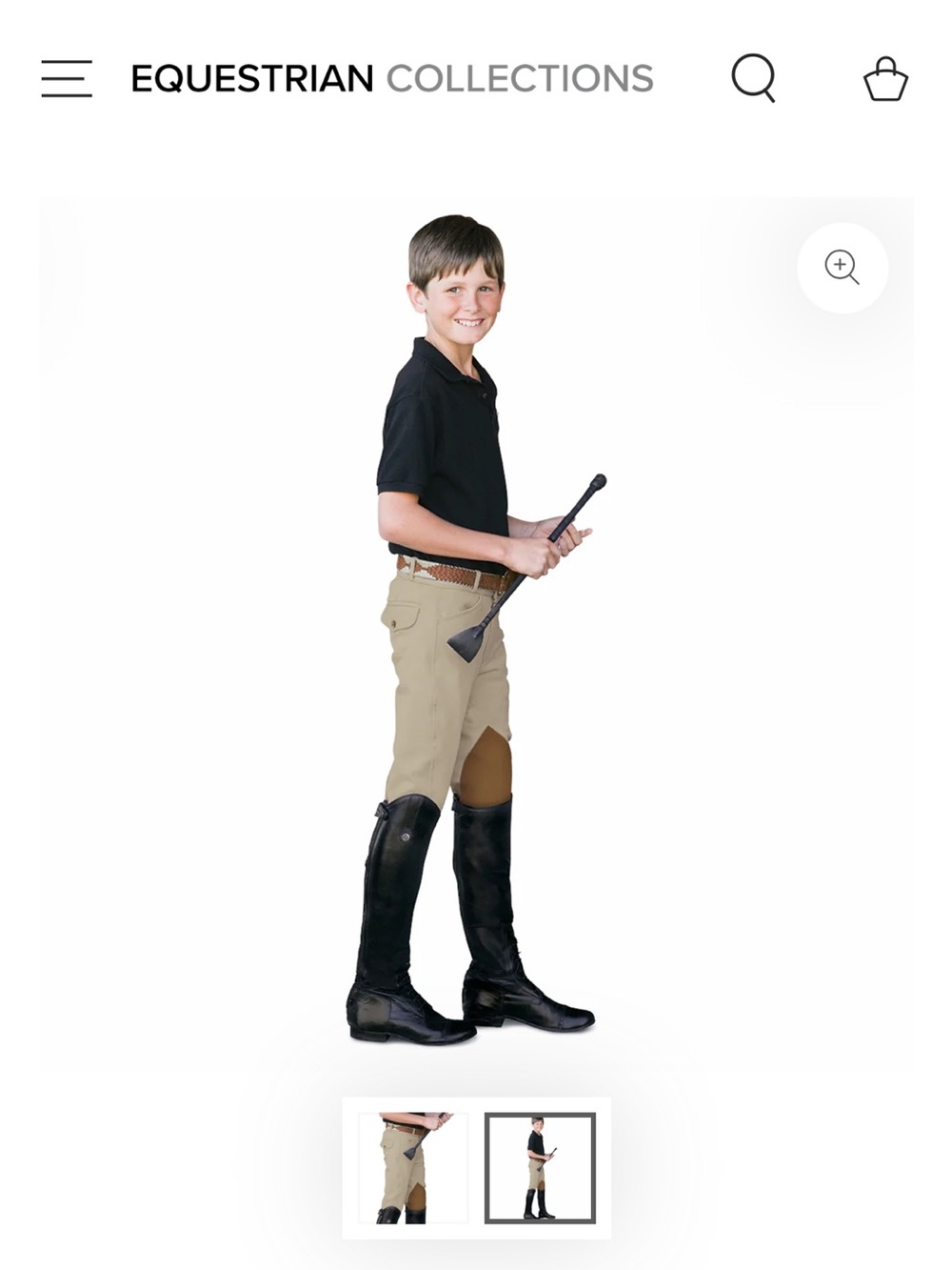 NWT Ovation boys breeches  Sz 6